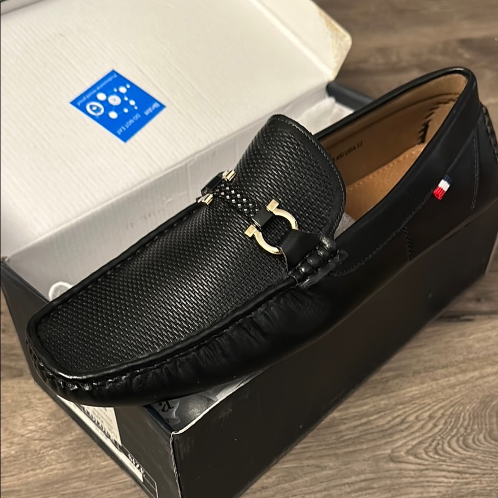 Men's Black Italian Loafers